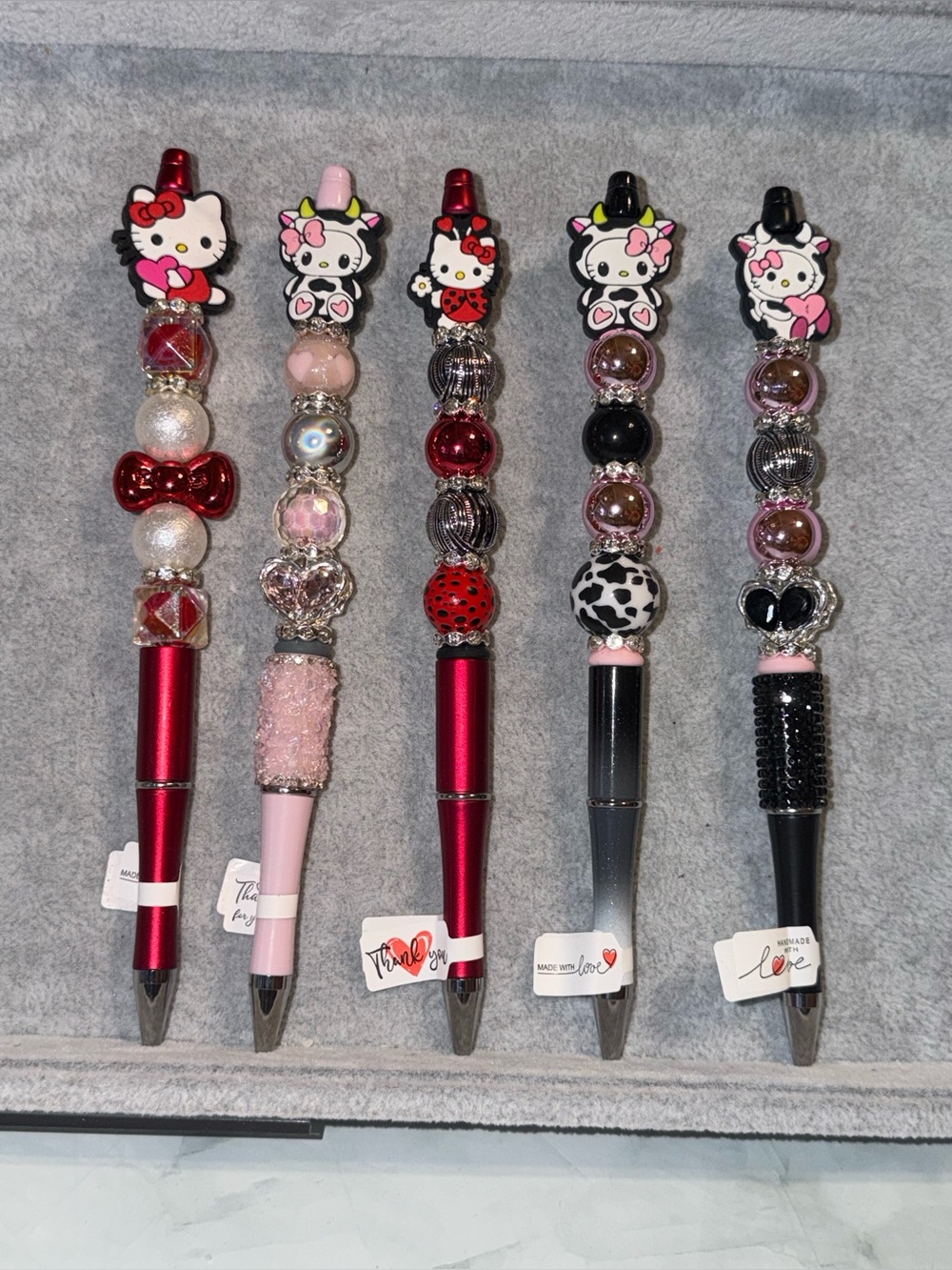 P1333 Handcrafted Beaded Decorative Ballpoint Pen - You choose